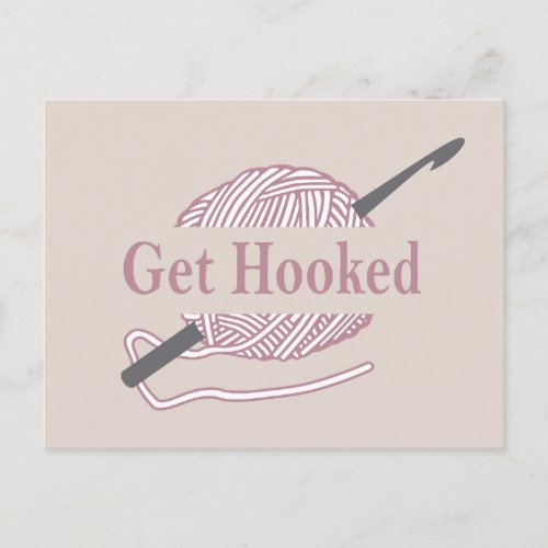 funny crochet quotes crocheter sayings holiday postcard