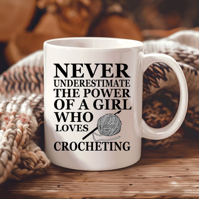 Funny crochet quotes crocheters gift mug (Creator Uploaded)
