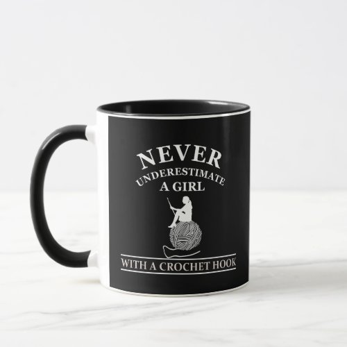 Funny crochet quotes crocheters sayings mug