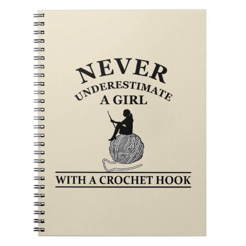 Funny crochet quotes crocheters sayings notebook