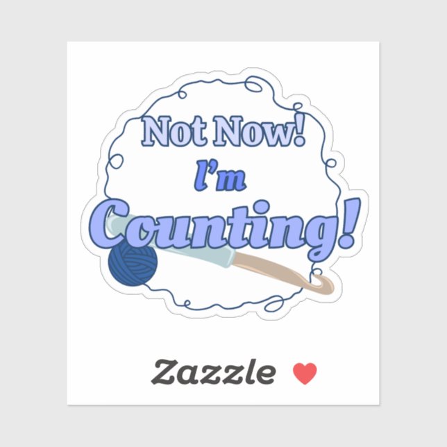 Funny Crochet Sticker (Sheet)