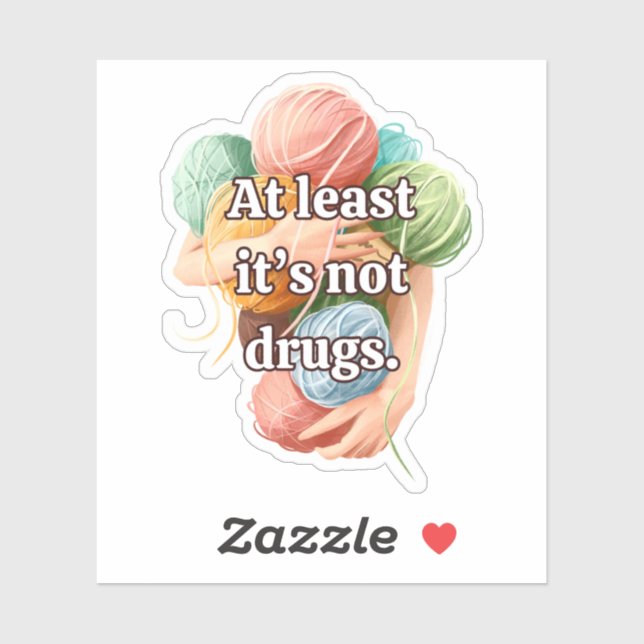 Funny Crochet Sticker (Sheet)