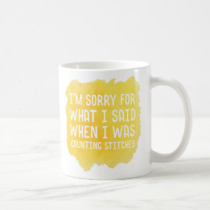 Funny Crochet Stitch Mug