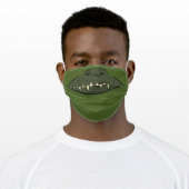 Funny crocodile alligator snout cartoon adult cloth face mask (Worn)