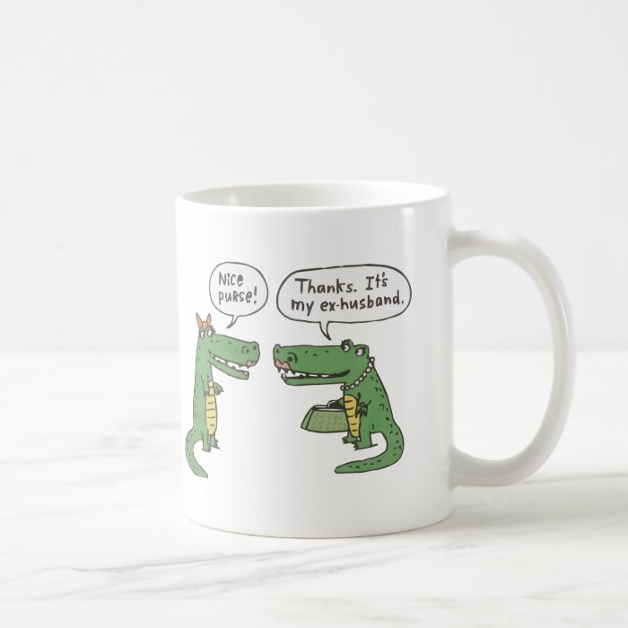 Funny Crocodile Coffee Mug