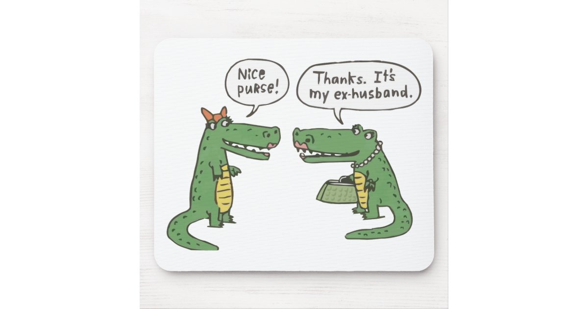 Funny Crocodile Mouse Pad | Zazzle Funny Crocodile Mouse Pad | Zazzle