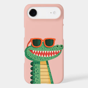 Funny Crocodile Sunglasses Cute Cartoon Animal iPhone 17 Air Case