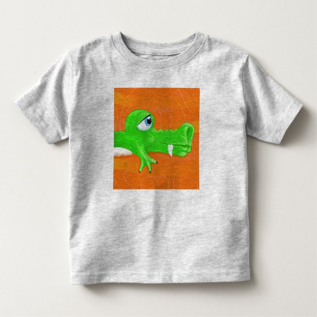 Funny crocodile, t-shirt (Front)