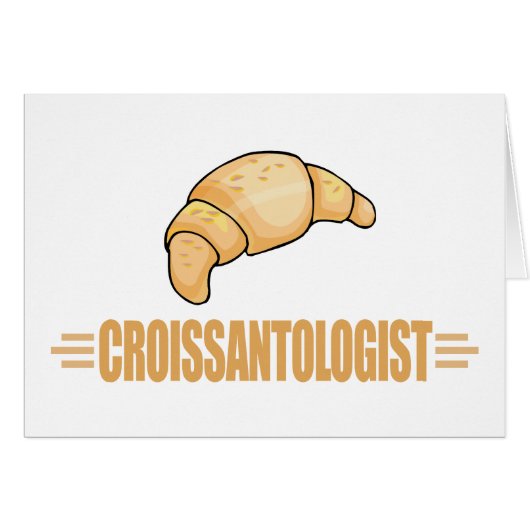 Funny Croissant Cards (Front Horizontal)