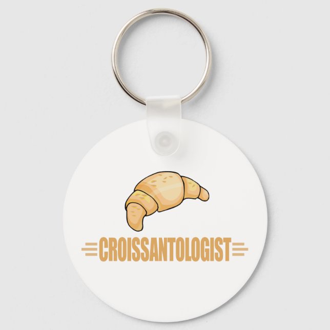 Funny Croissant Keychain (Front)