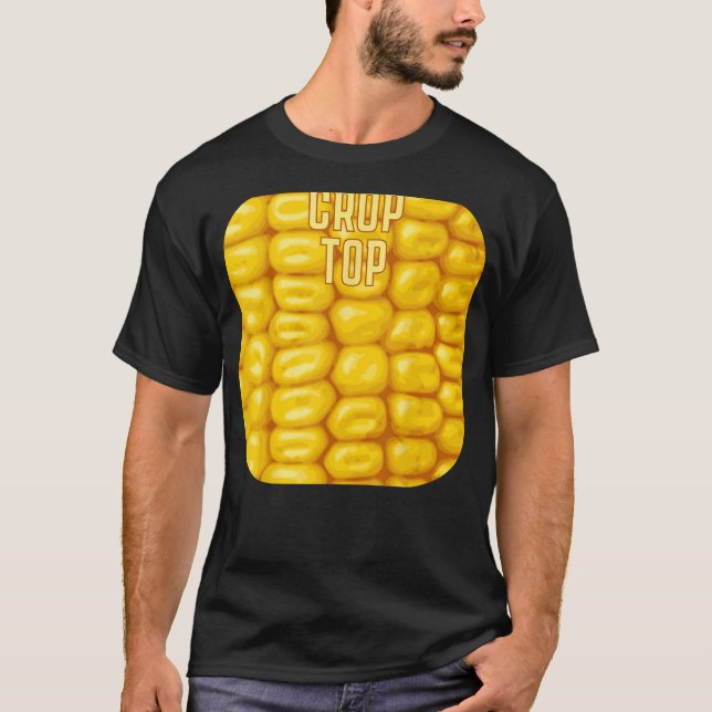 FUNNY Crop Top Country State County FAIR Pun CORN  (Front)