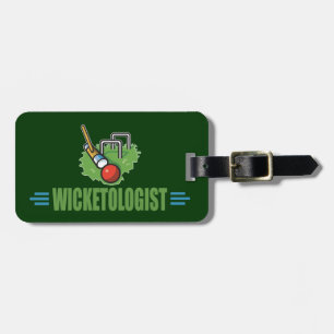 Funny Croquet Luggage Tag