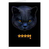 Funny Cross Cat says ****! (Front)