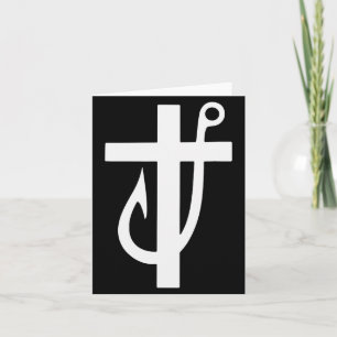 Funny Cross Christian - Jesus Made Me A Fisherman Card