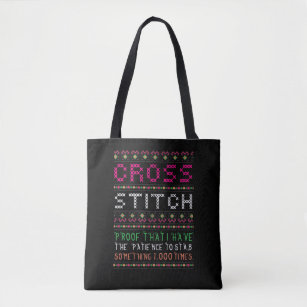 Cross Stitch Tote Bags for Sale