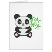 Funny cross-stitch panda (Front)