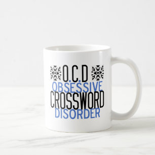 Funny Crossword Puzzle Addict Cute Coffee Mug