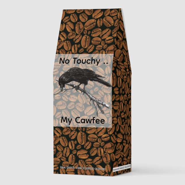 Funny Crow Cawfee Coffee Beans (Front)