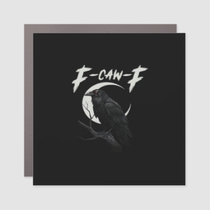 Funny Crow Essential Creative Casual Car Magnet