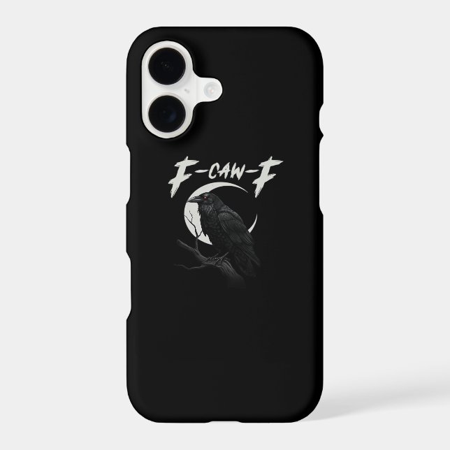 Funny Crow Essential Creative Casual Iphone Case (Back)