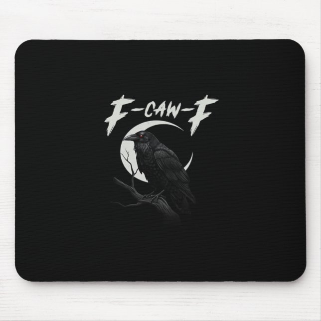 Funny Crow Essential Creative Casual Mouse Pad (Front)