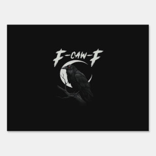 Funny Crow Essential Creative Casual Sign