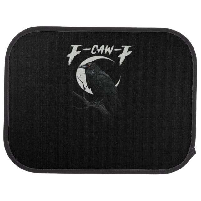 Funny Crow Essential Retro Classic Car Floor Mat (Rear)