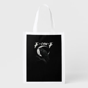 Funny Crow Essential Retro Classic Grocery Bag