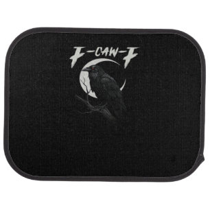 Funny Crow Retro Classic Style Car Floor Mat
