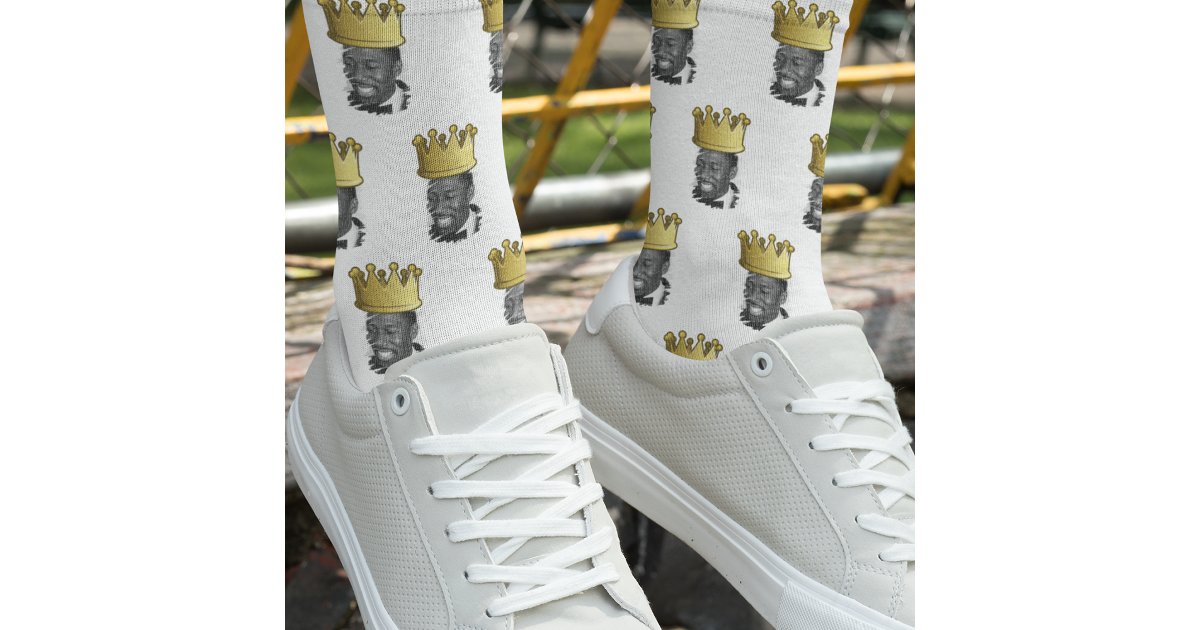 Funny Crown Photo Socks | Zazzle
