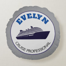 Funny Cruise Professional Round Pillow 
