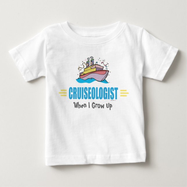 Funny Cruise Ship Baby T-Shirt (Front)