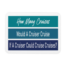 Funny Cruise Ship Humor Cabin Door Marker Magnet