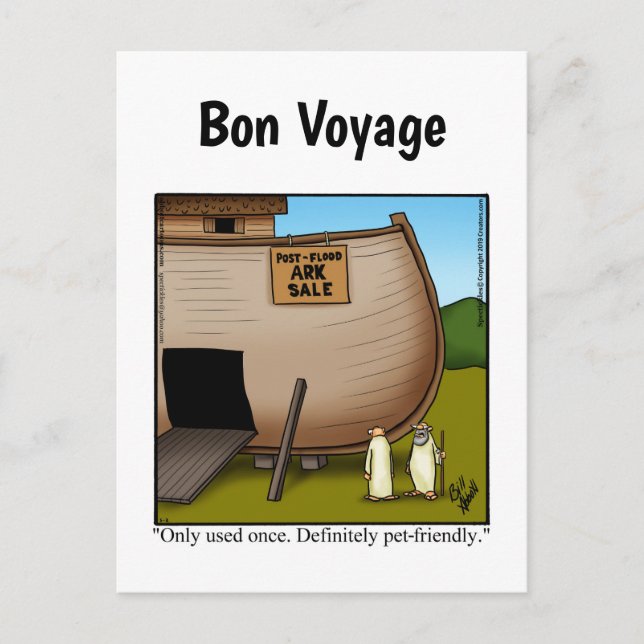 Funny Cruise Ship Humor Postcard (Front)