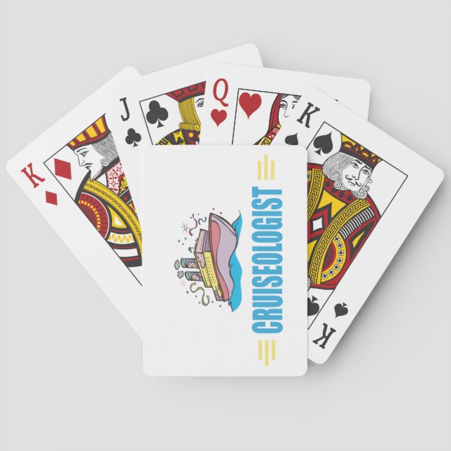 Funny Cruise Ship Poker Cards (Back)