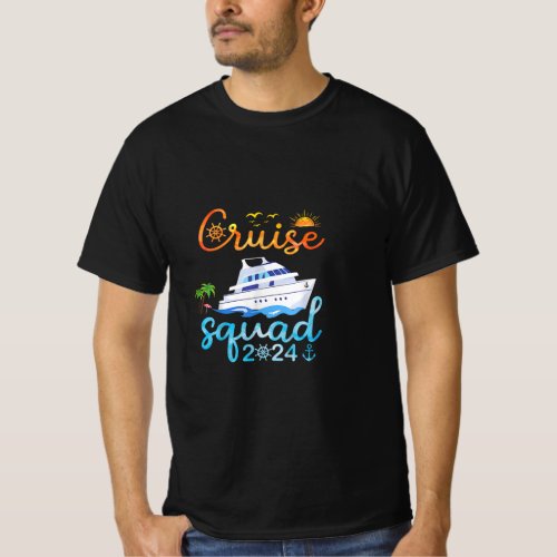 Funny Cruise Squad T_shirt 2024 _ Vintage Holiday