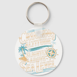 Funny Cruise Vacation Ocean Lovers Nautical Tropic Keychain