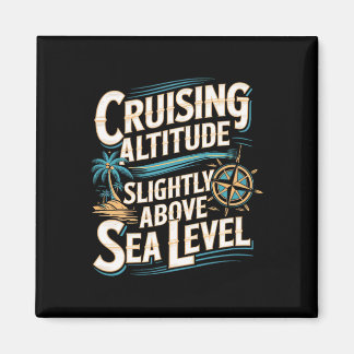 Funny Cruise Vacation Ocean Lovers Nautical Tropic Magnet