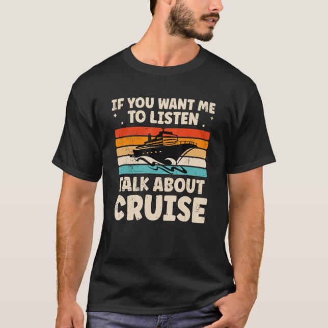 Funny Cruise Vacation Quote Trip Cool Family Match T-Shirt (Front)