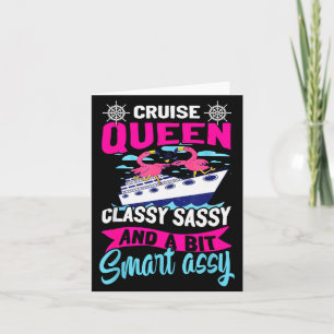Funny Cruising Cruise Queen Cly Sy Smart Y  Card