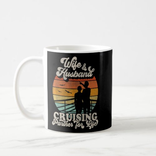 Funny Cruising Cruise Vacation Husband Wife Couple Coffee Mug