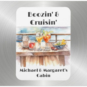Funny Cruse Door Marker Drinking Humor Magnet