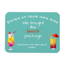 Funny Cruse Door Personalized Booze Package Cabin Magnet Funny Cruse Door Personalized Booze Package Cabin Magnet