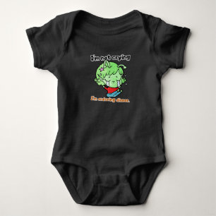 Funny Crying Alien Baby "Ordering Dinner" Bodysuit