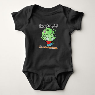 Funny Crying Alien Baby "Ordering Dinner" Bodysuit