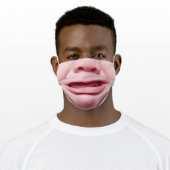 Funny Crying Baby Face Adult Cloth Face Mask (Worn)