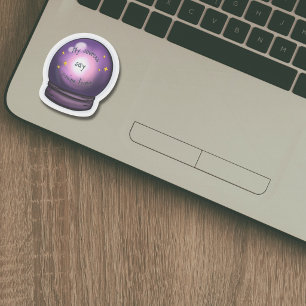 Funny Crystal Ball Sticker