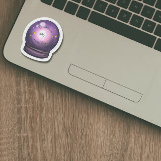 Funny Crystal Ball Sticker