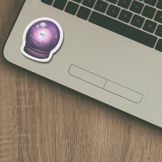 Funny Crystal Ball Sticker (Creator Uploaded)