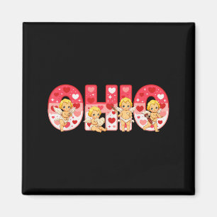 Funny Cud Ohio Midwestern Party O-h-i-o In Valenti Magnet
